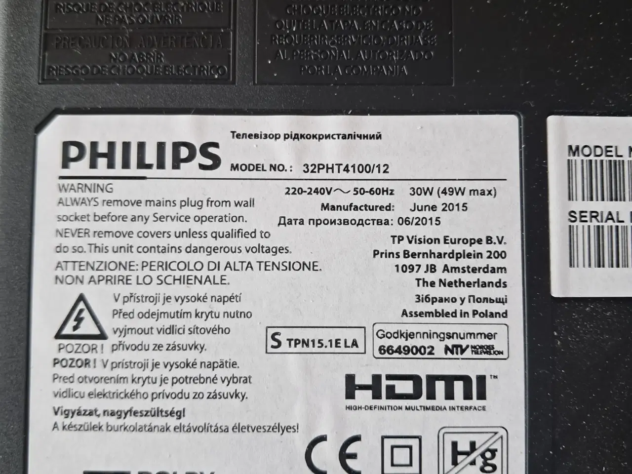 Billede 3 - Fjernsyn/ Tv