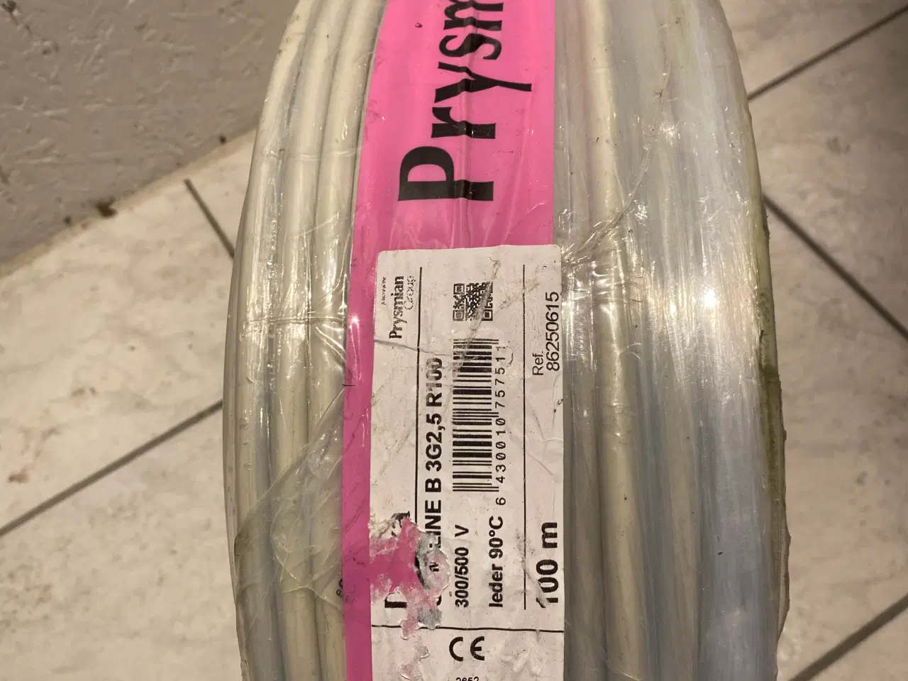 Billede 1 - 3g2,5 kvalitetskabel fra prysmian 83 meter