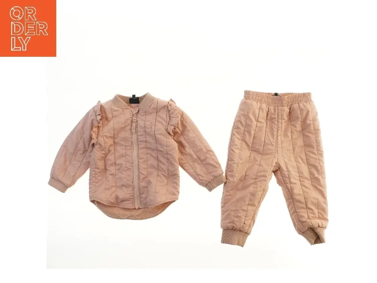 Billede 1 - Sæt med quiltet jakke og bukser fra Petit (str. 92)