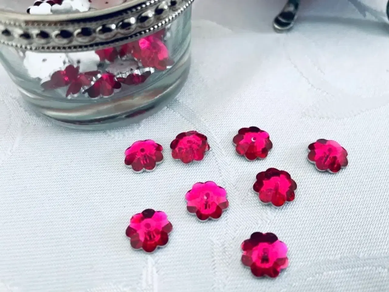 Billede 2 - Blomster pink dekoration/ hobby 