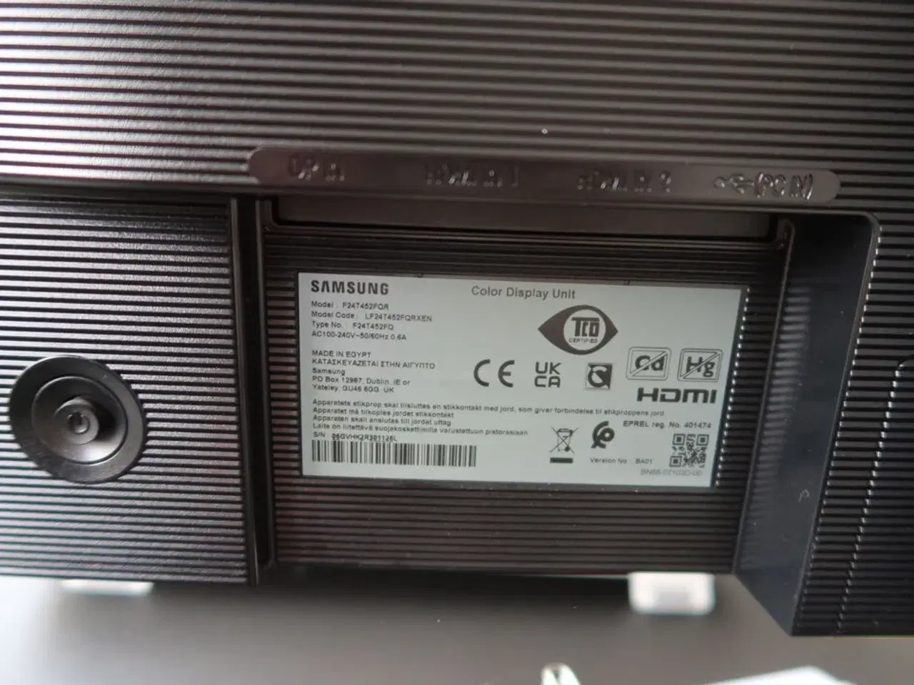 Billede 4 - 2 stk. computerskærme SAMSUNG F24T452FQR, dockingstation DELL, tastatur