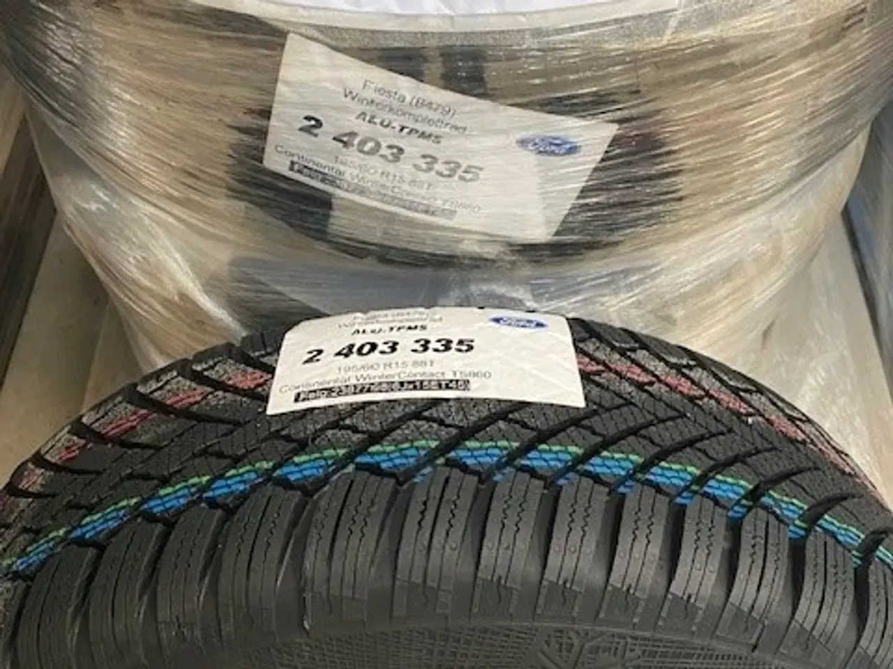 Billede 3 - 15" Fiesta nye vinterhjul alu med TPMS