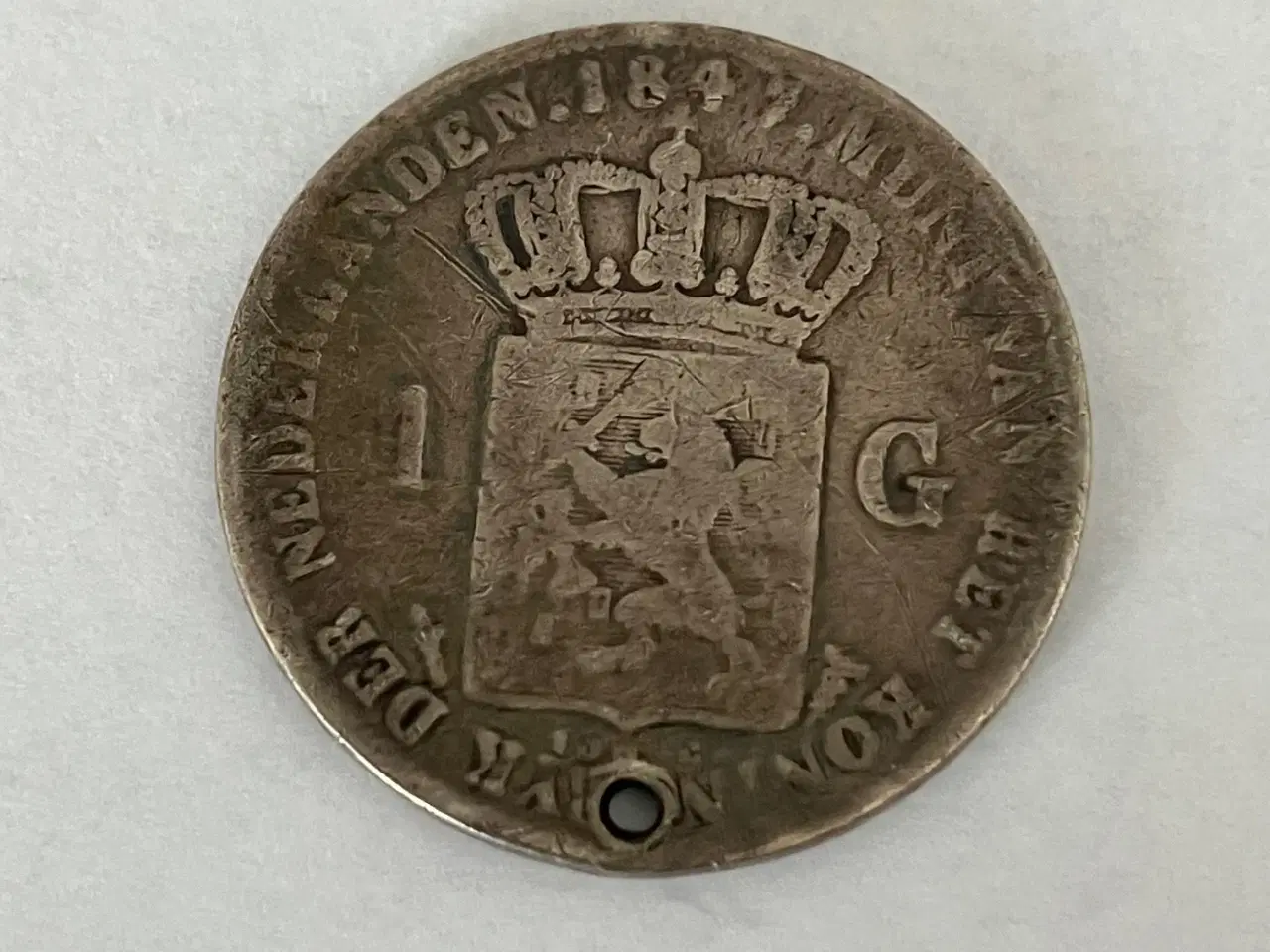 Billede 1 - 1 Gulden Netherlands - Silver