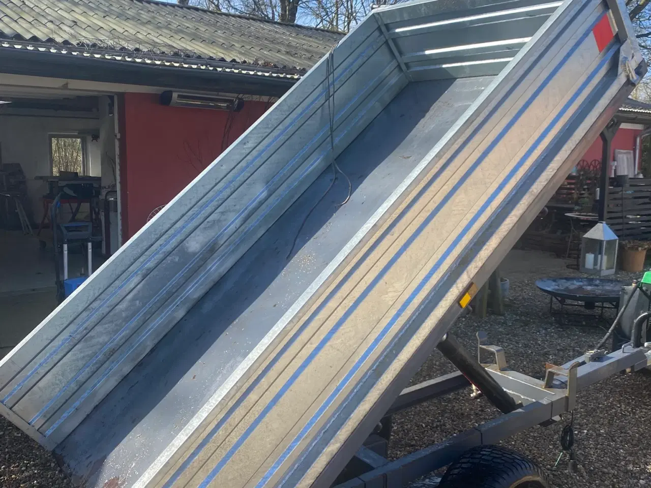 Billede 3 - Galvaniseret tipvogn 2 ton – DK-TEC, 2018
