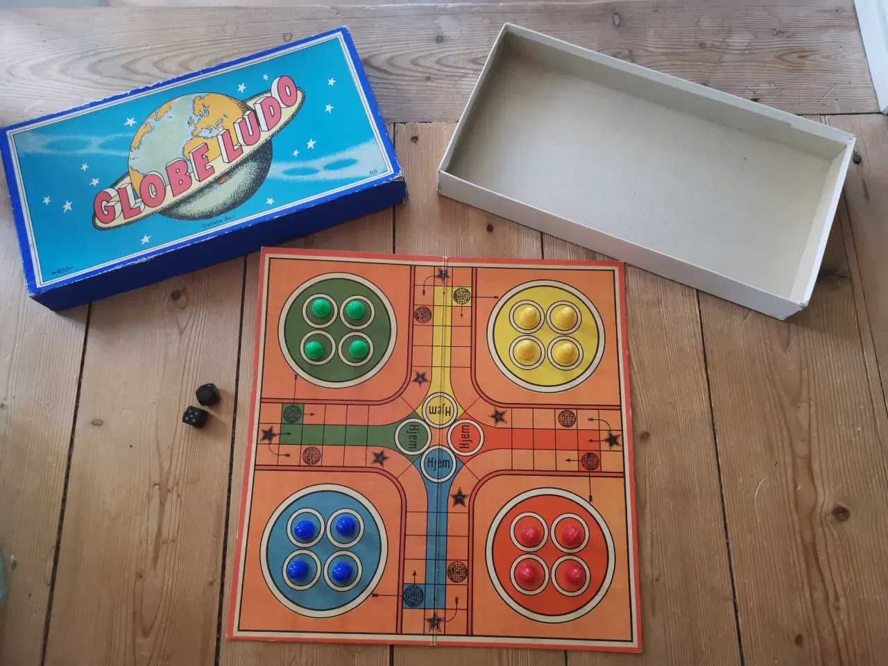 Billede 1 - Gammelt Retro Ludo Brætspil