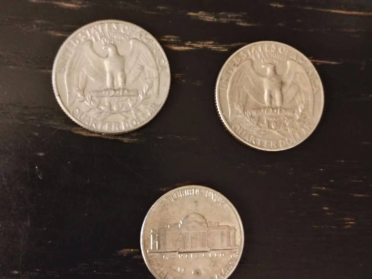 Billede 2 - 3 forskellige mønter fra USA