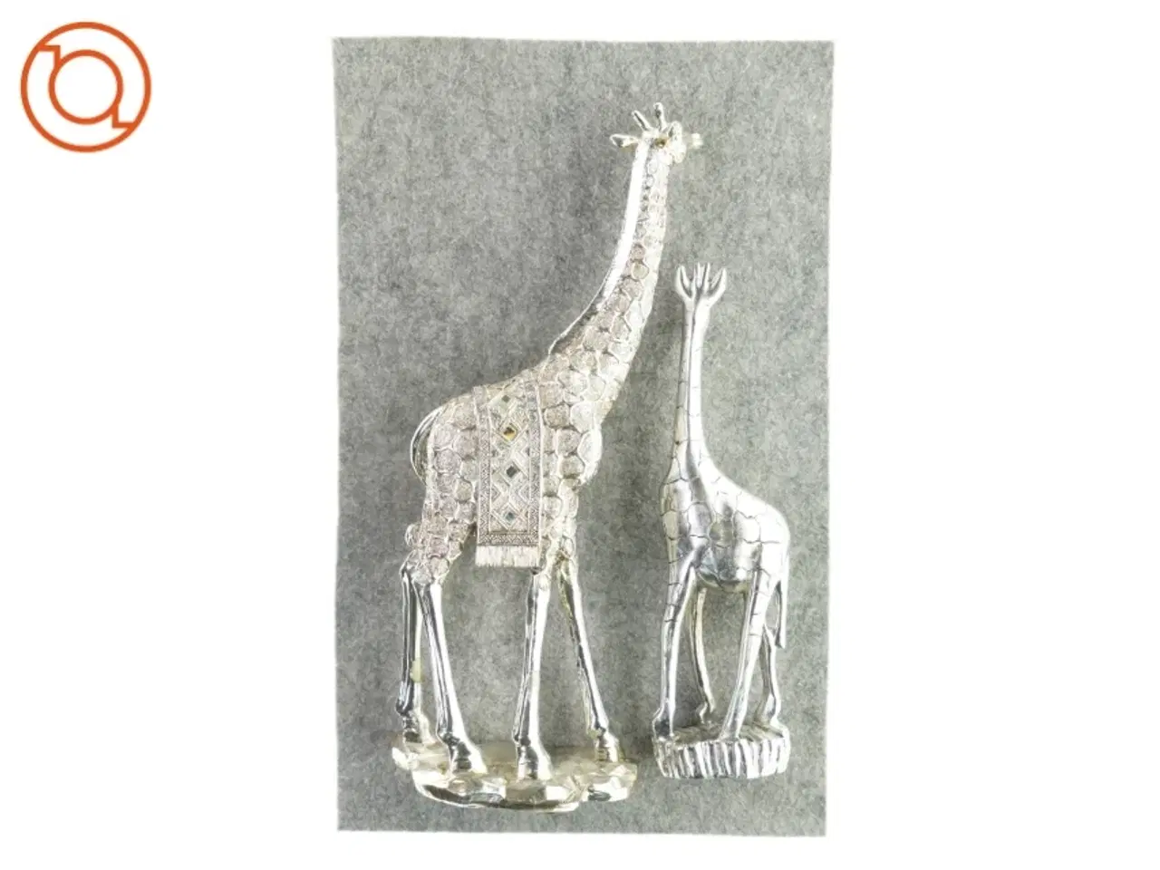 Billede 2 - Dekorative giraffer 2 stk. (str. 14 x 7 x 35 og 7 x 4 x 27 cm)