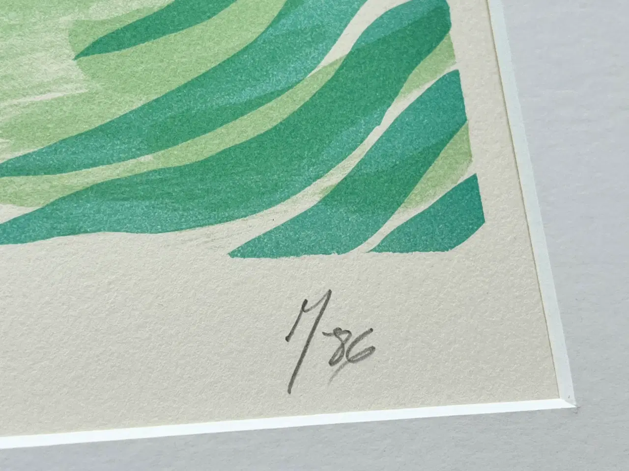 Billede 4 - H.M. Dronning Margrethe ll - Signeret Litografi