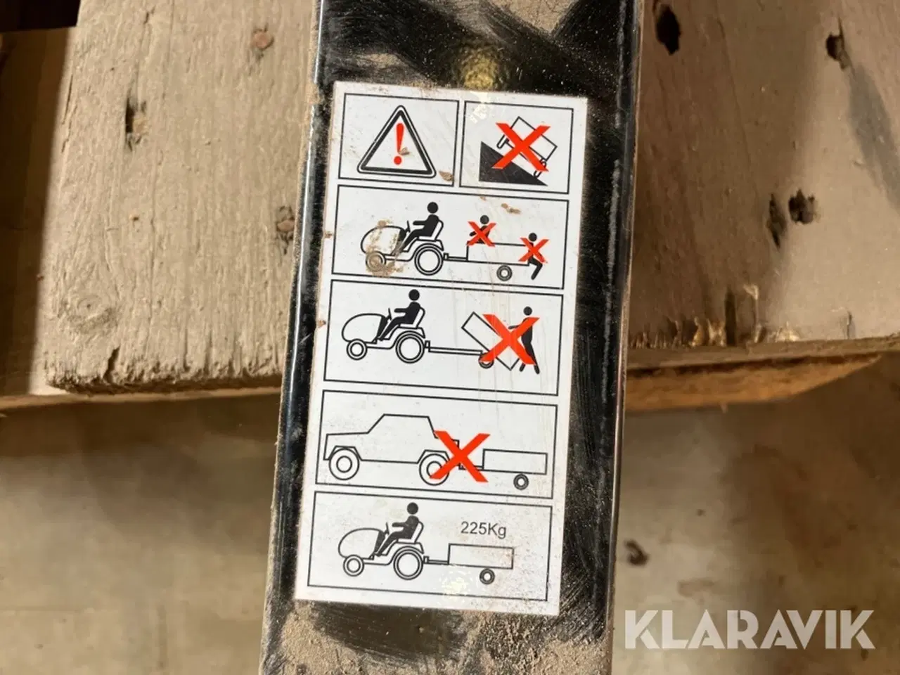 Billede 6 - Trailer Yard Commando Equipment til havetraktor / ATV