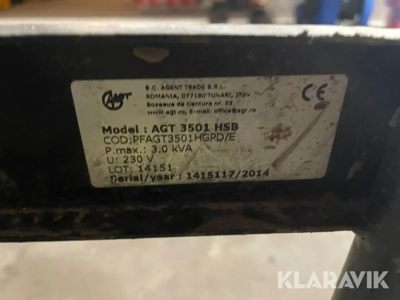 Billede 5 - Generator Honda AGT 3501 HSB