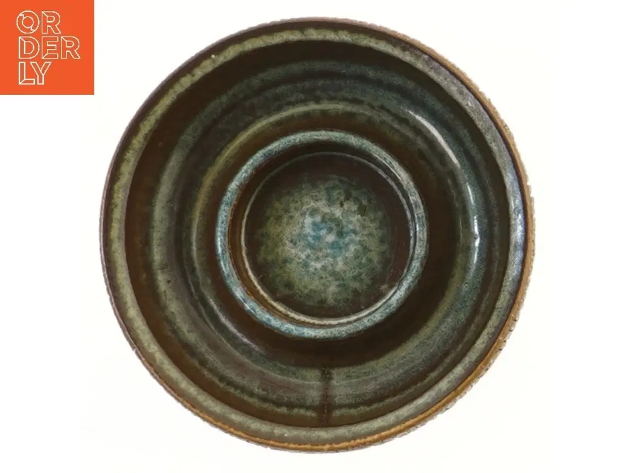 Billede 2 - Lysestage i keramik fra Søholm Stentøj (str. Ø 14 cm)