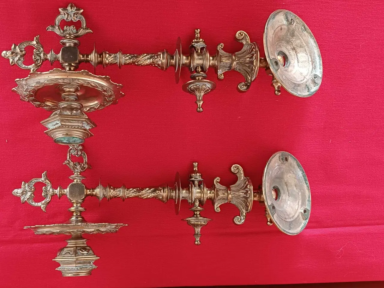 Billede 5 - Antik lyseholder i messing