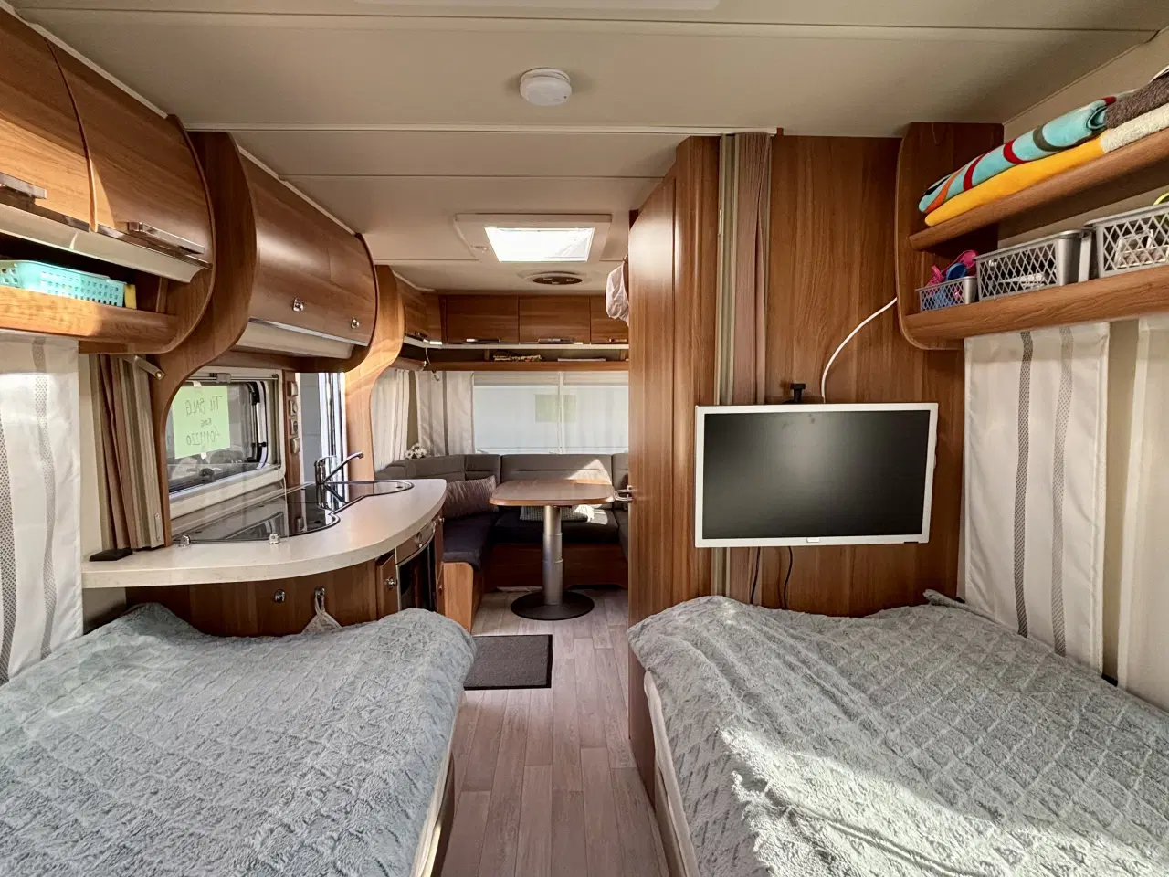 Billede 2 - Fendt campingvogn 465 med enkeltsenge