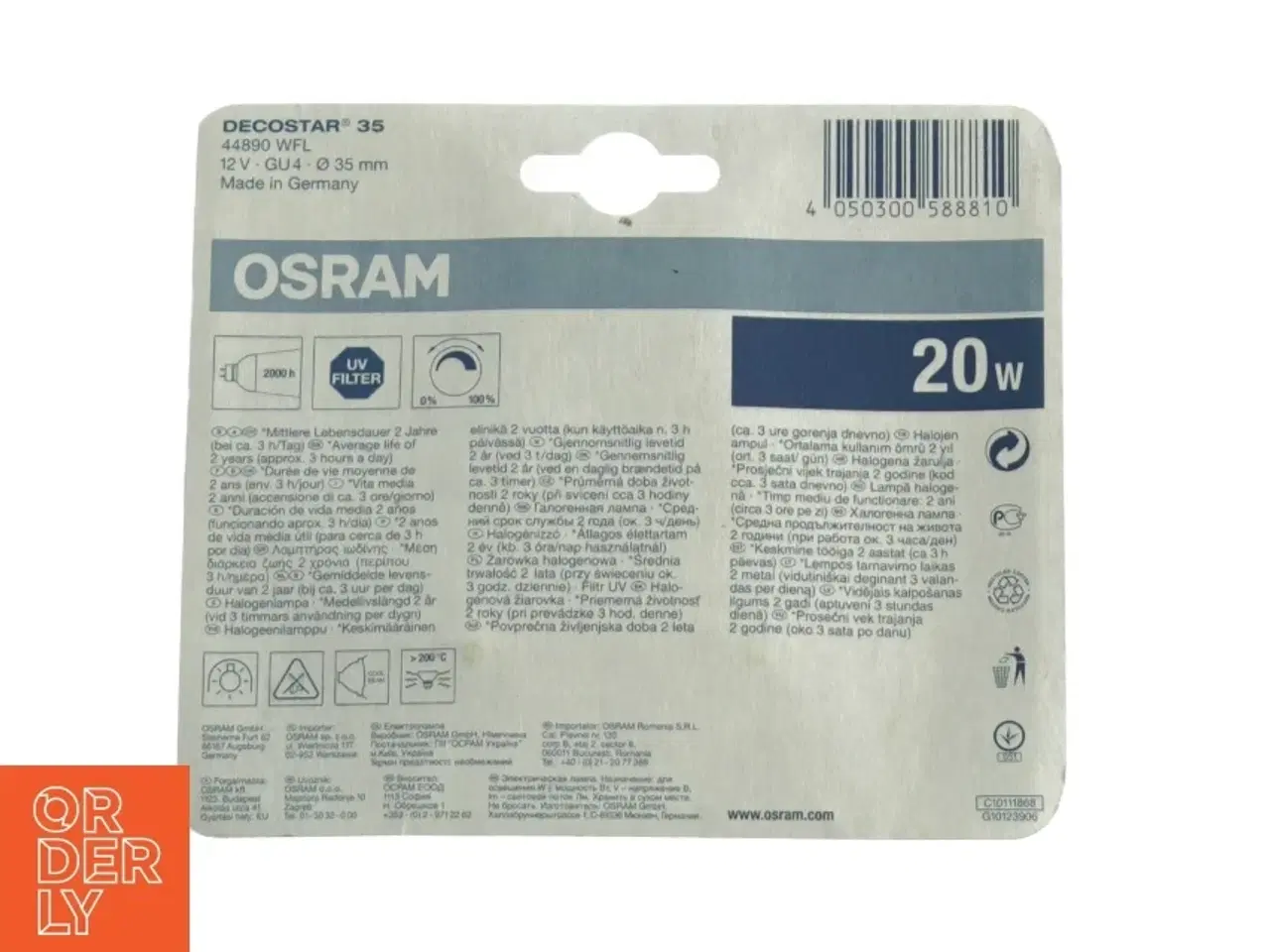 Billede 1 - Osram Decostar 35 Halogenpærer