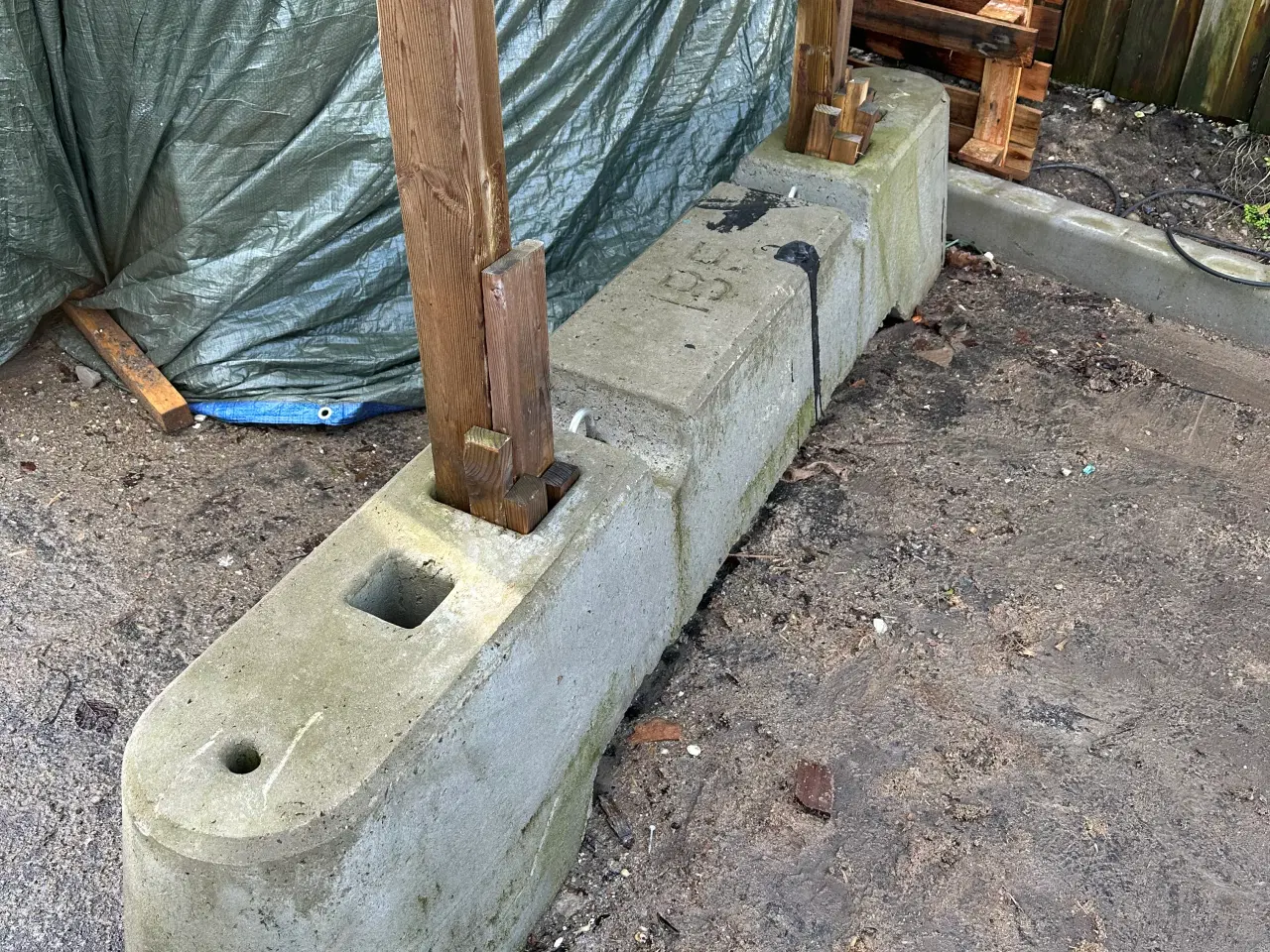 Billede 1 - IBF betonafspærring