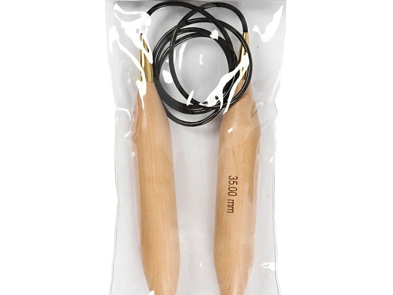 Billede 1 - Rundpind i lakeret træ - 150 cm, 35 mm diameter