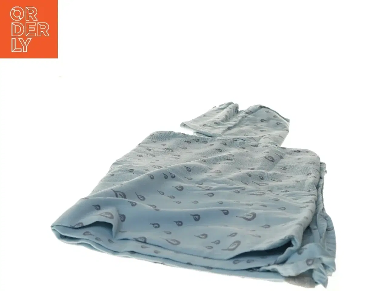 Billede 2 - Vanilla copenhagen Blåt sengetøj med regndråbe mønster (str. 42x37 & 92x132 cm)