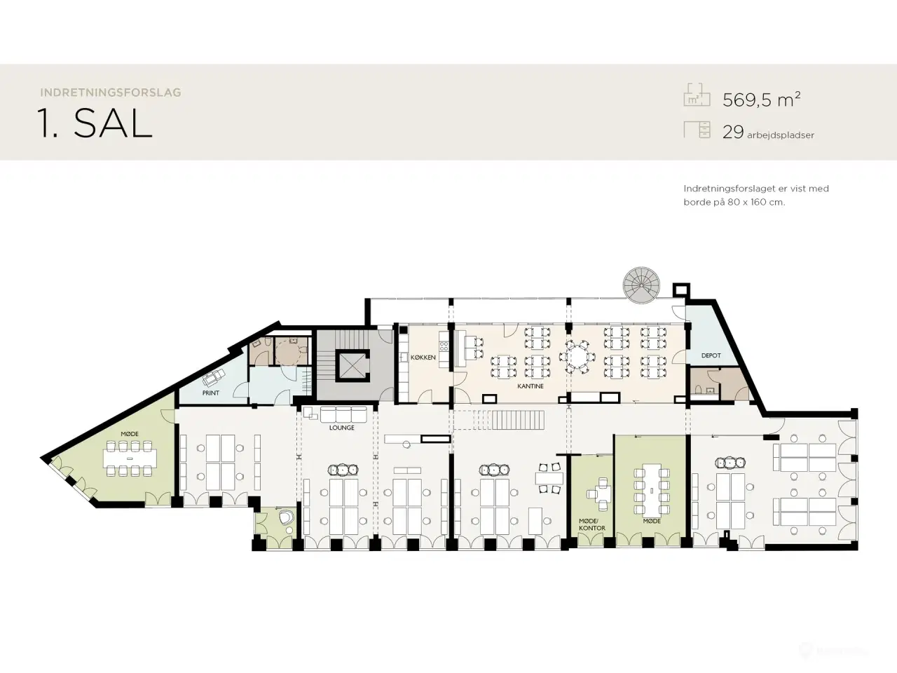 Billede 18 - Kreativt citykontor midt i byens puls