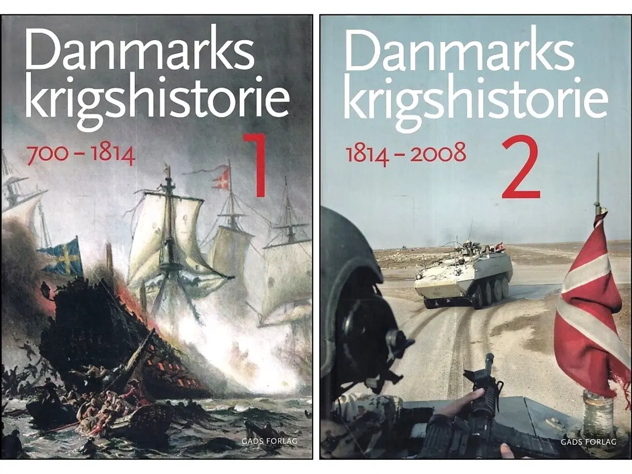 Billede 1 - Danmaks Krigshistorie 1+2 (komplet)
