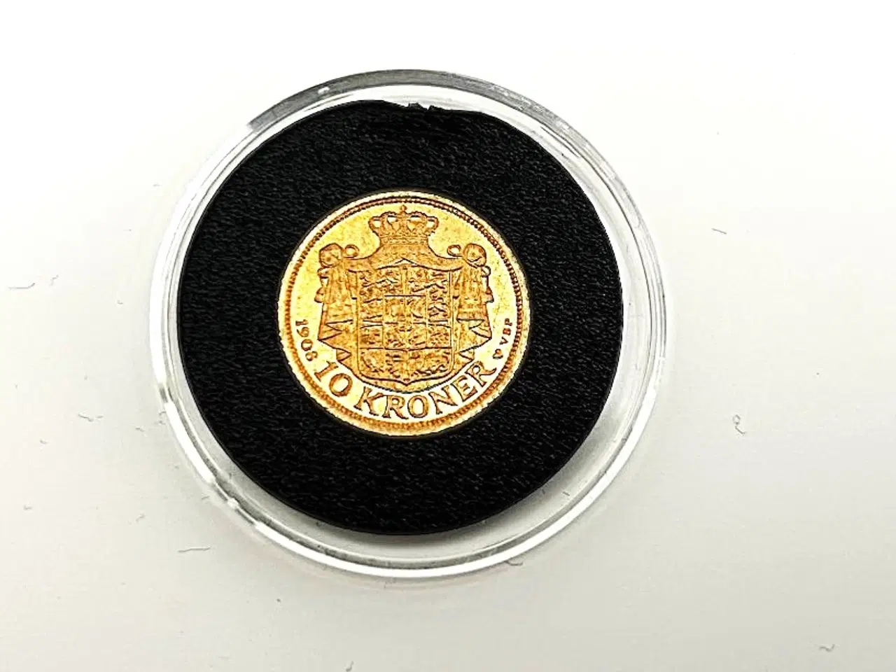 Billede 2 - Guld 10 kr. 1908 Danmark