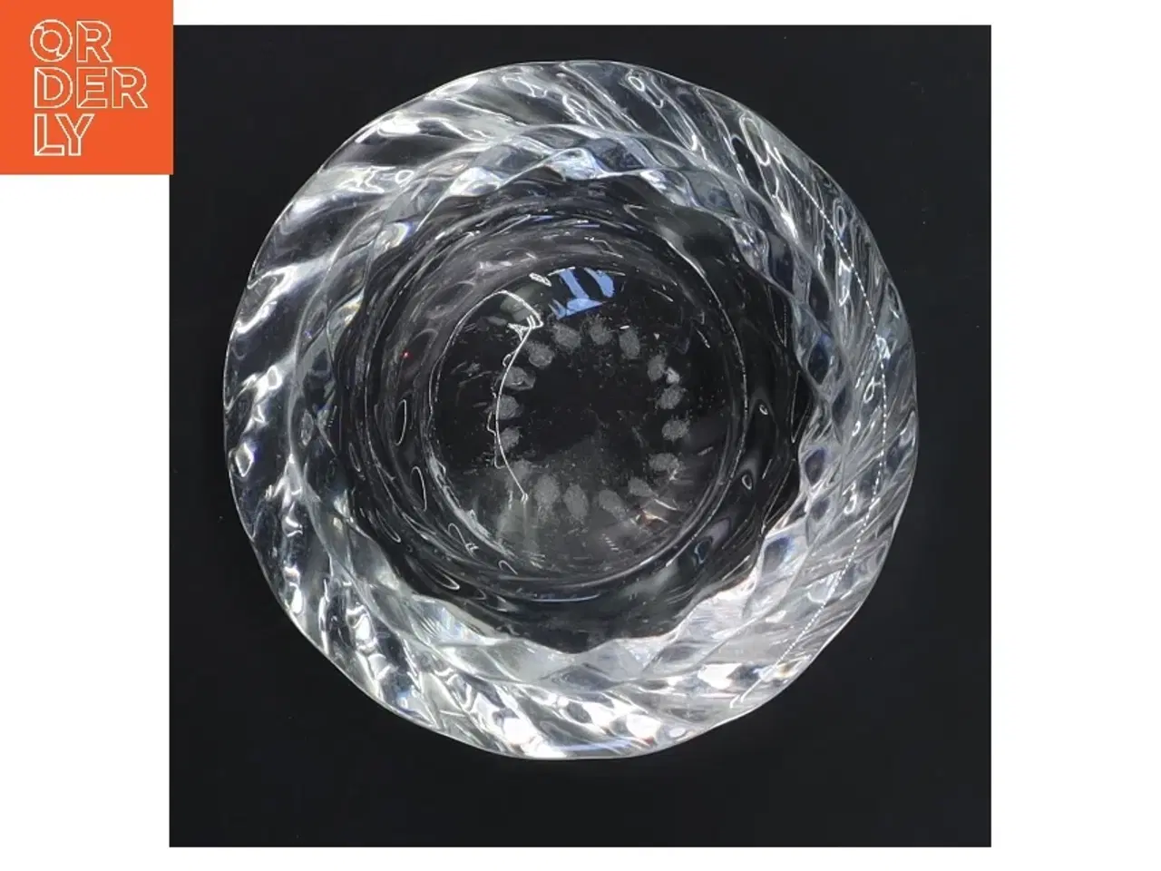 Billede 3 - Glas lysestage (str. 11 cm)fra holmegaard