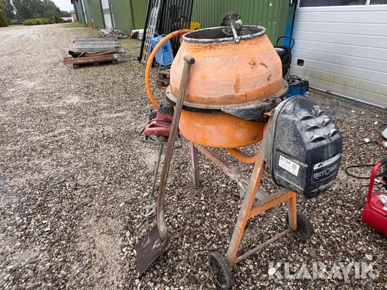 Billede 3 - Betonblander, Røreværk og skovl Betomix B134 Røreværk Flex R502FR