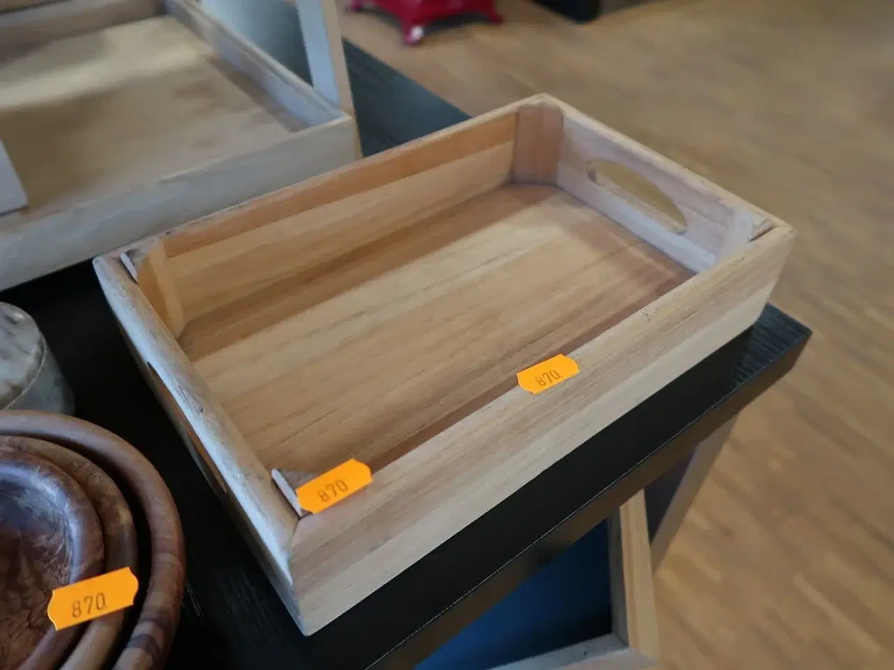 Billede 6 - Trækasse, 3 stk. skåle samt 2 stk. beholdere STUFF DESIGN