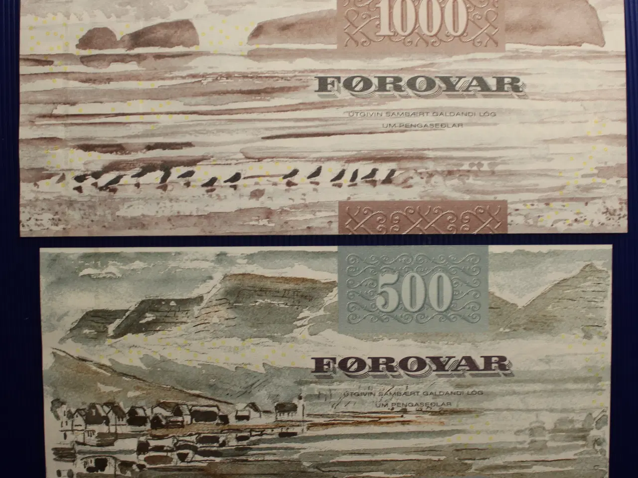 Billede 3 - 5 Færøske sedler, 2001-2005