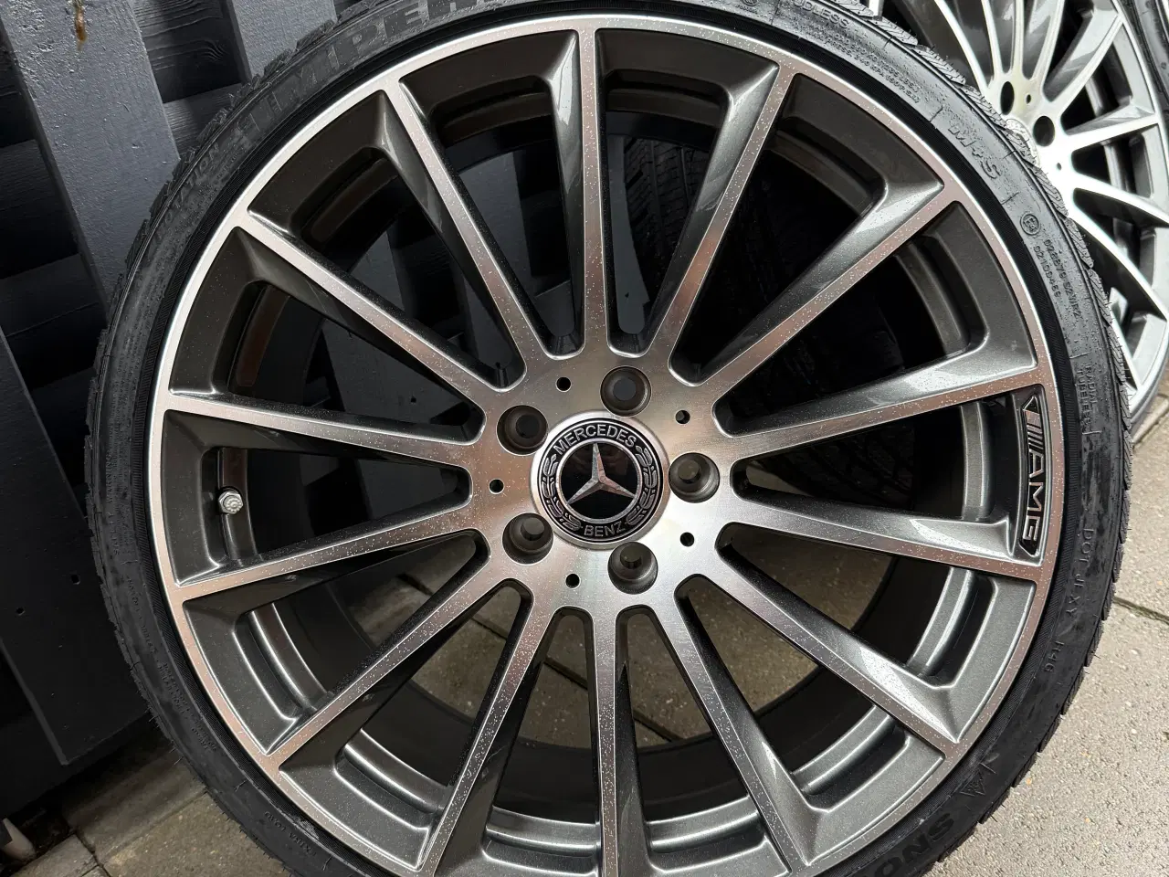 Billede 2 - 19" 5x112 alufælge til Mercedes med  vinterdæk