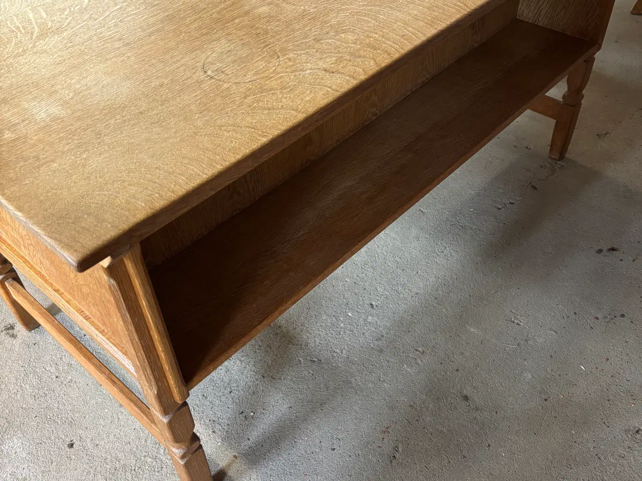 Billede 4 - Skrivebord i syret eg