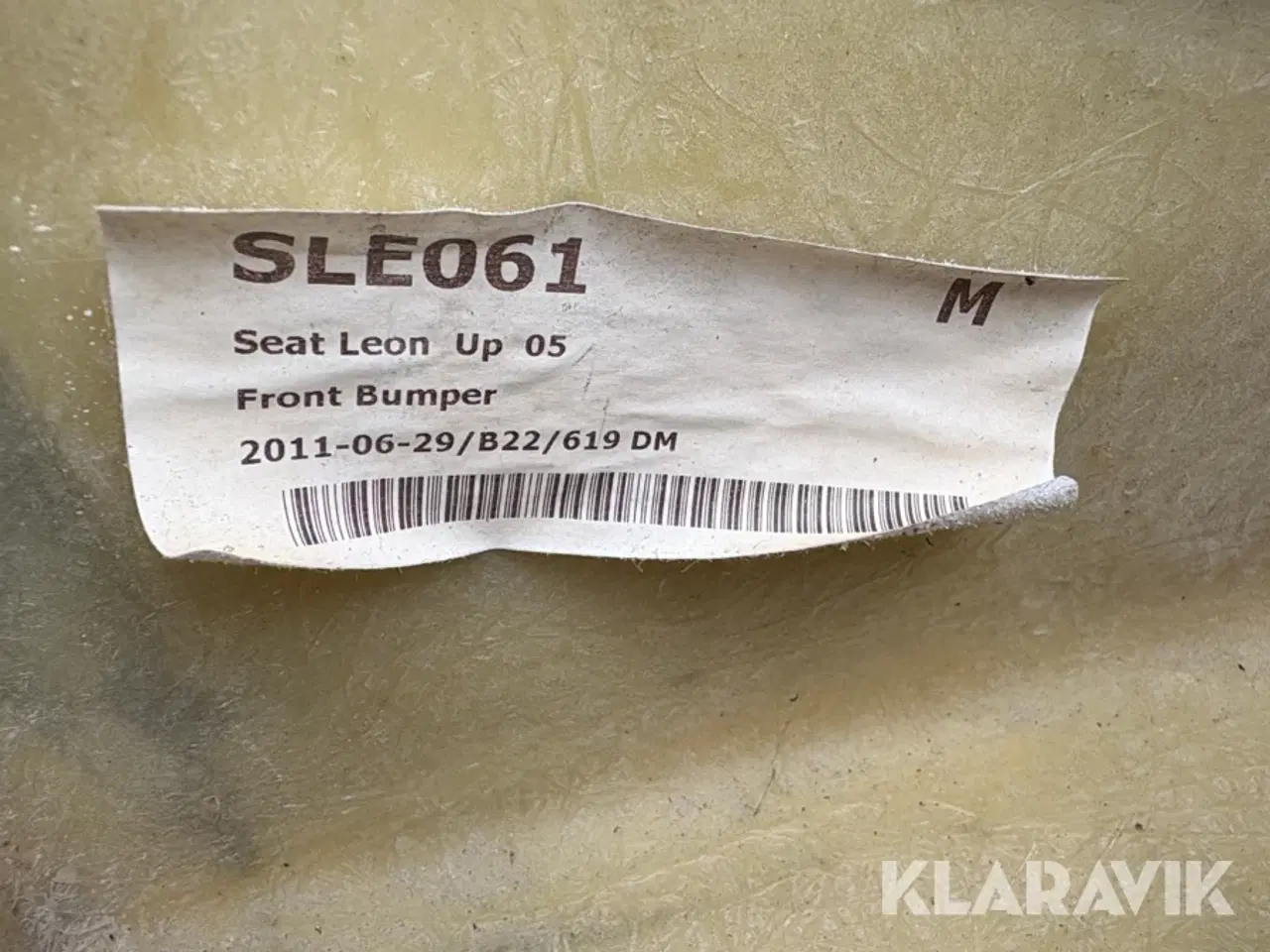 Billede 6 - Kofanger Seat Vbumper SE Leon 1P 05- edition 1