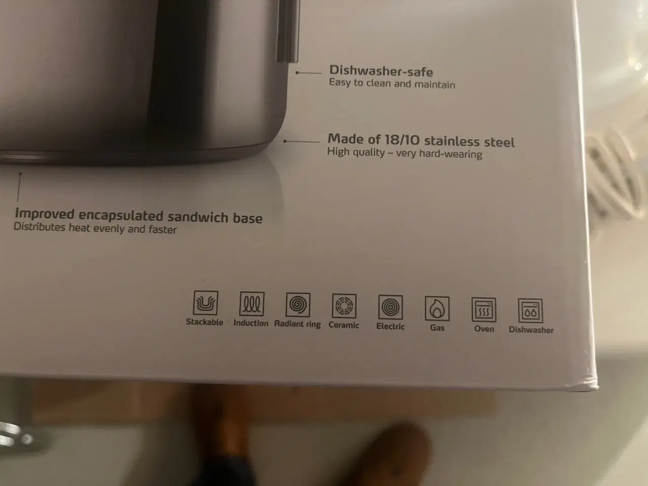 Billede 2 - Helt nyt Eva Trio Stainless Steel grydesæt