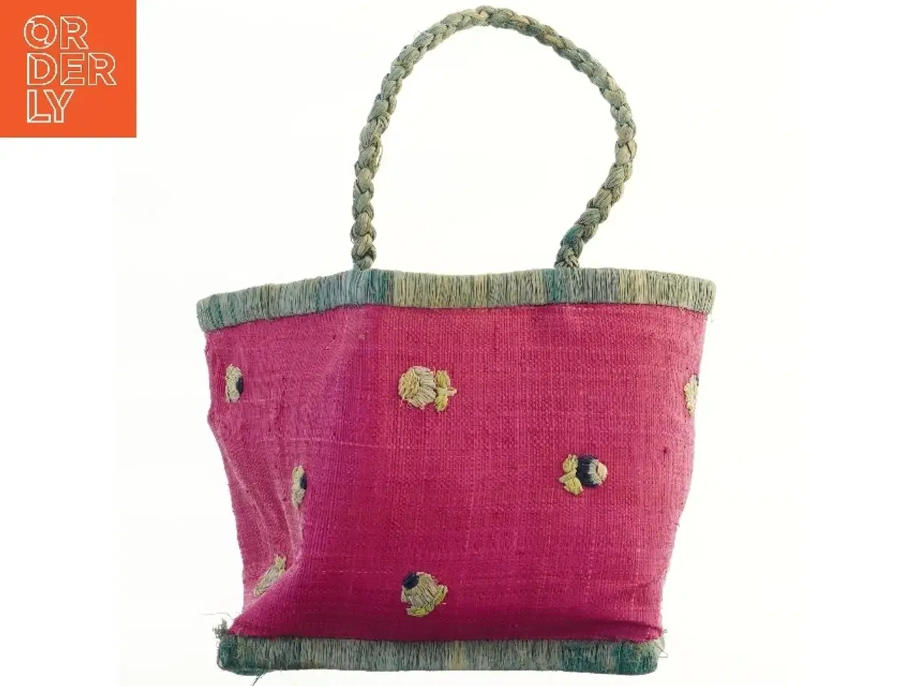 Billede 1 - Ricetaske med broderi (str. 26,5x43 cm)