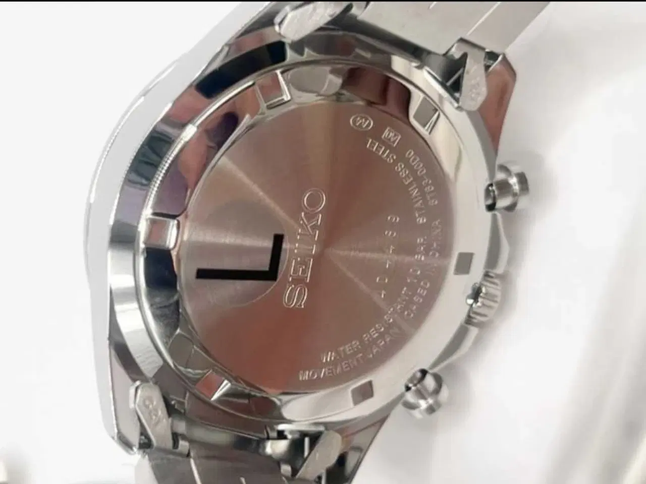 Billede 6 - FRI FRAGT - UBRUGT Seiko Chronograph 