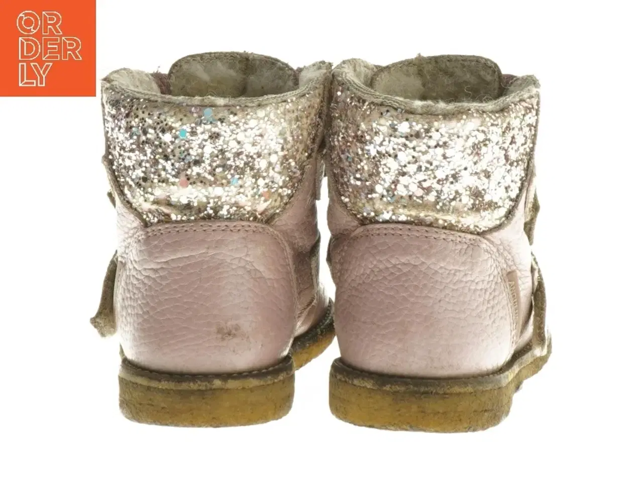Billede 2 - Børnestøvler i lyserød glitter (str. 21 )