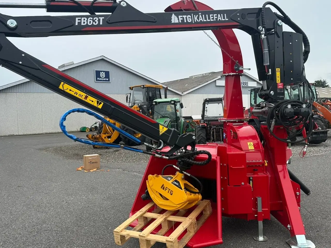 Billede 4 - TP TP 270 K Flishugger med kran