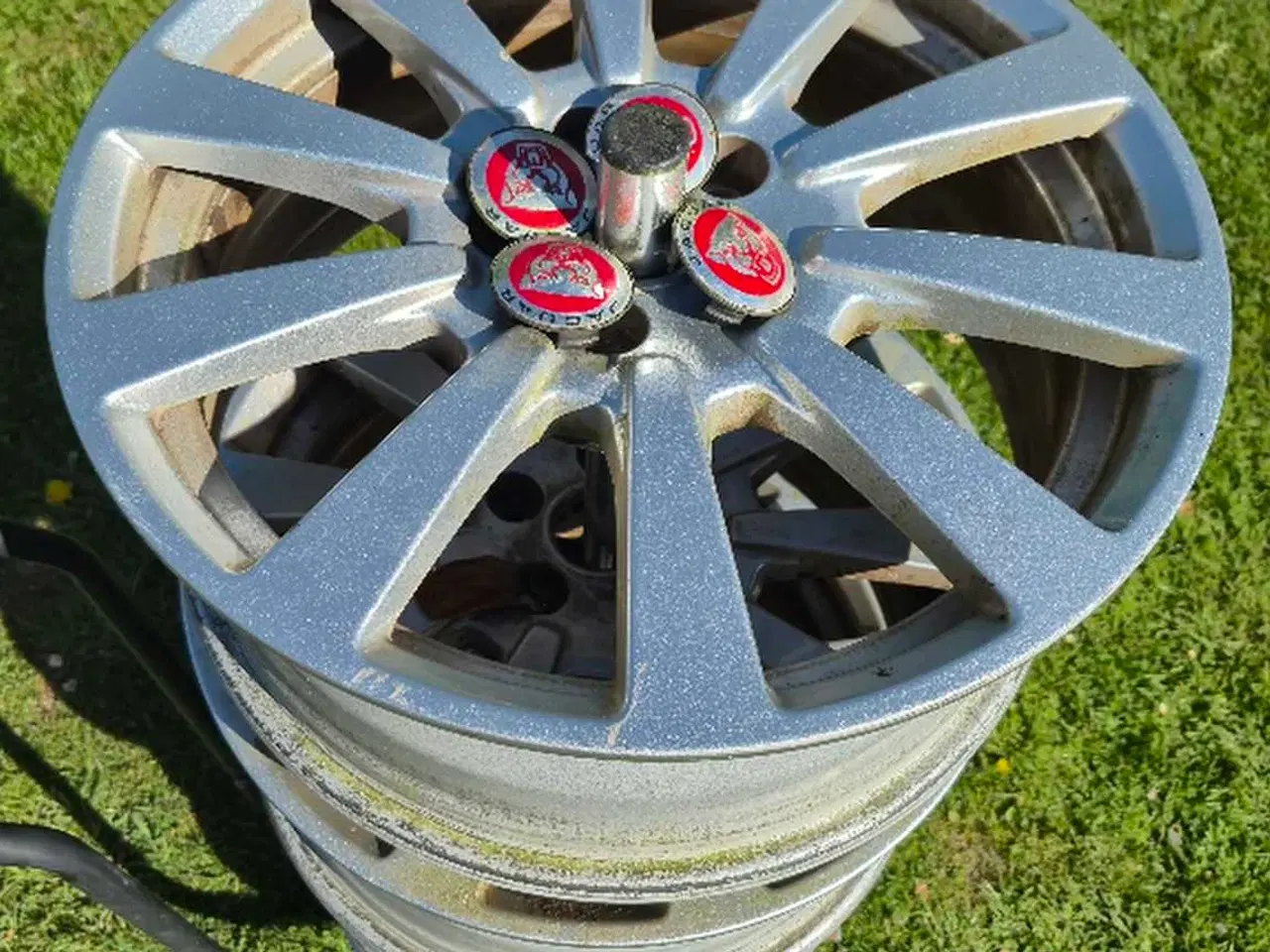 Billede 1 - Originale 17 tommer Jaguar fælge 
