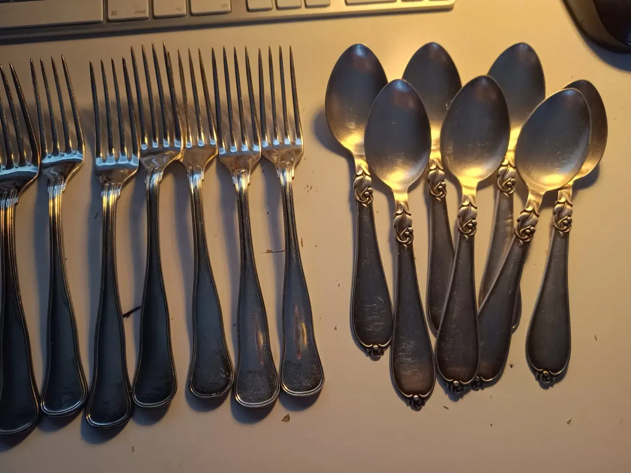 Billede 3 - Sølvplet bestik 25 dele.