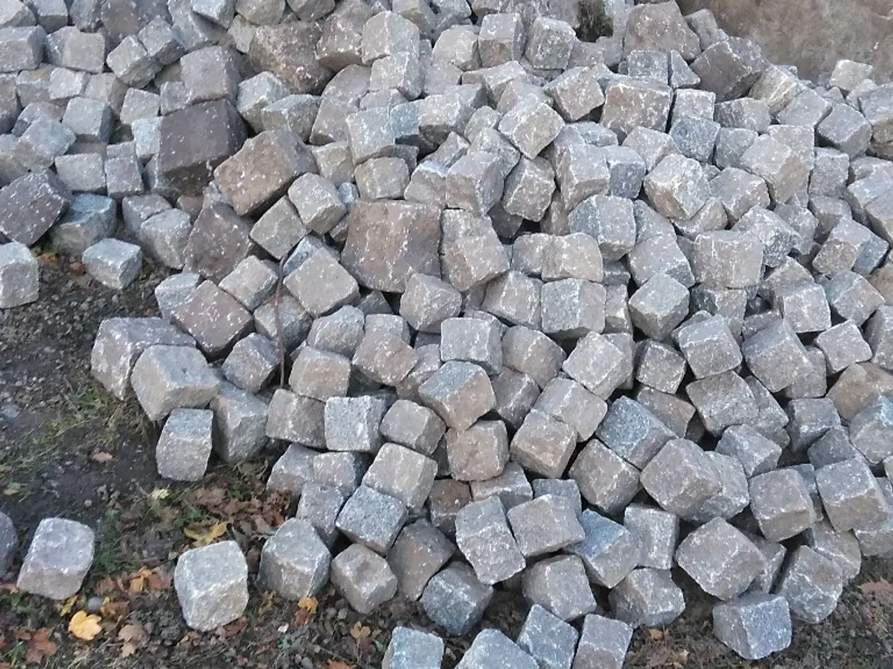 Billede 2 - Granit , Chaussé sten lyse portugiser ca 25 m2