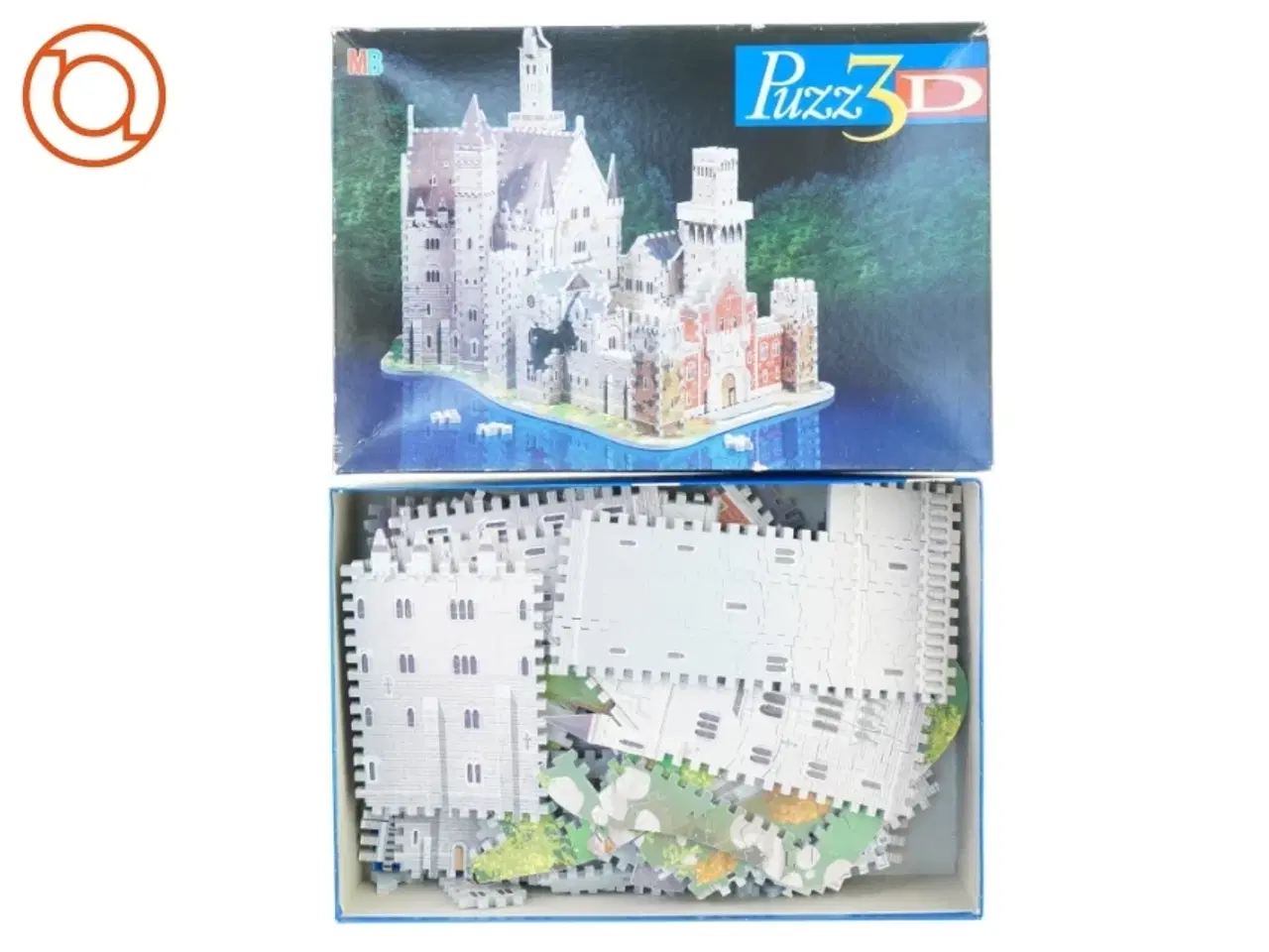 Billede 2 - 3D puslespil fra Mb (str. 45 x 30 x 11 cm)