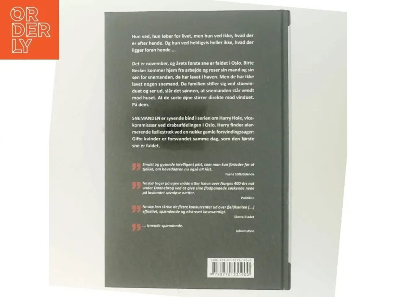 Billede 3 - Snemanden af Jo Nesbø (Bog)