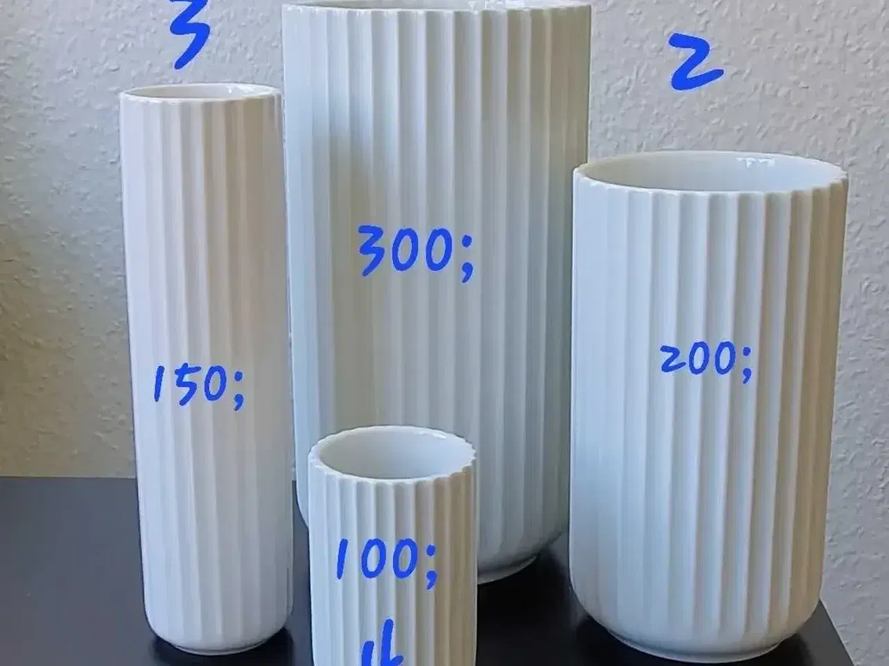 Billede 1 - LYNGBY VASER I 4 STØRRELSER 🌸 NEDSAT!!! NR 1 SOLG