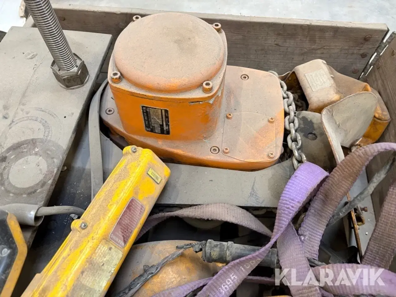 Billede 8 - Kædetalje med løbekat Kito 1 ton