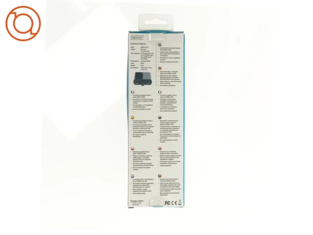 Billede 3 - Adapter fra Digitus (str. 23 x 7 cm)