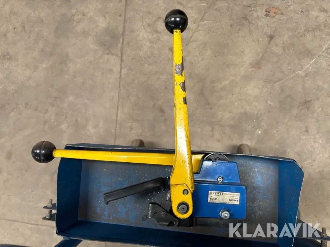 Billede 10 - Båndstrammervogn Cyklop Qpf til stålbånd