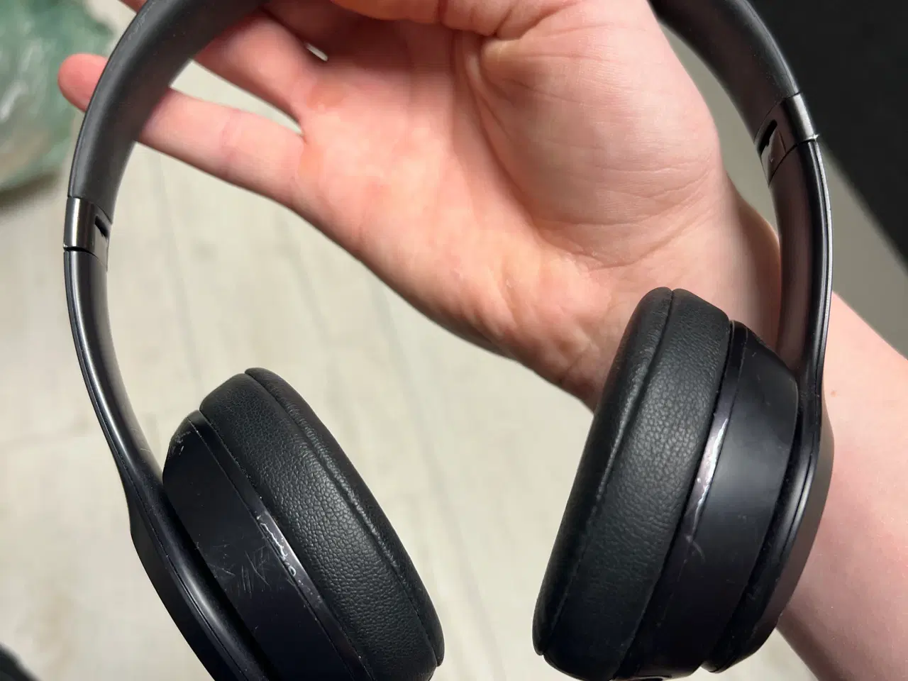 Billede 3 - Apple Beats Solo 3Hovedtelefon Ørepuder Sort Læder