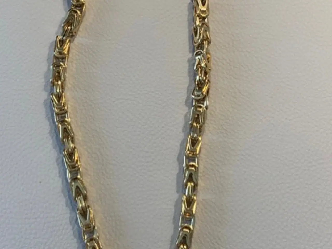 Billede 3 - Goldfilled kongekæde med medusa