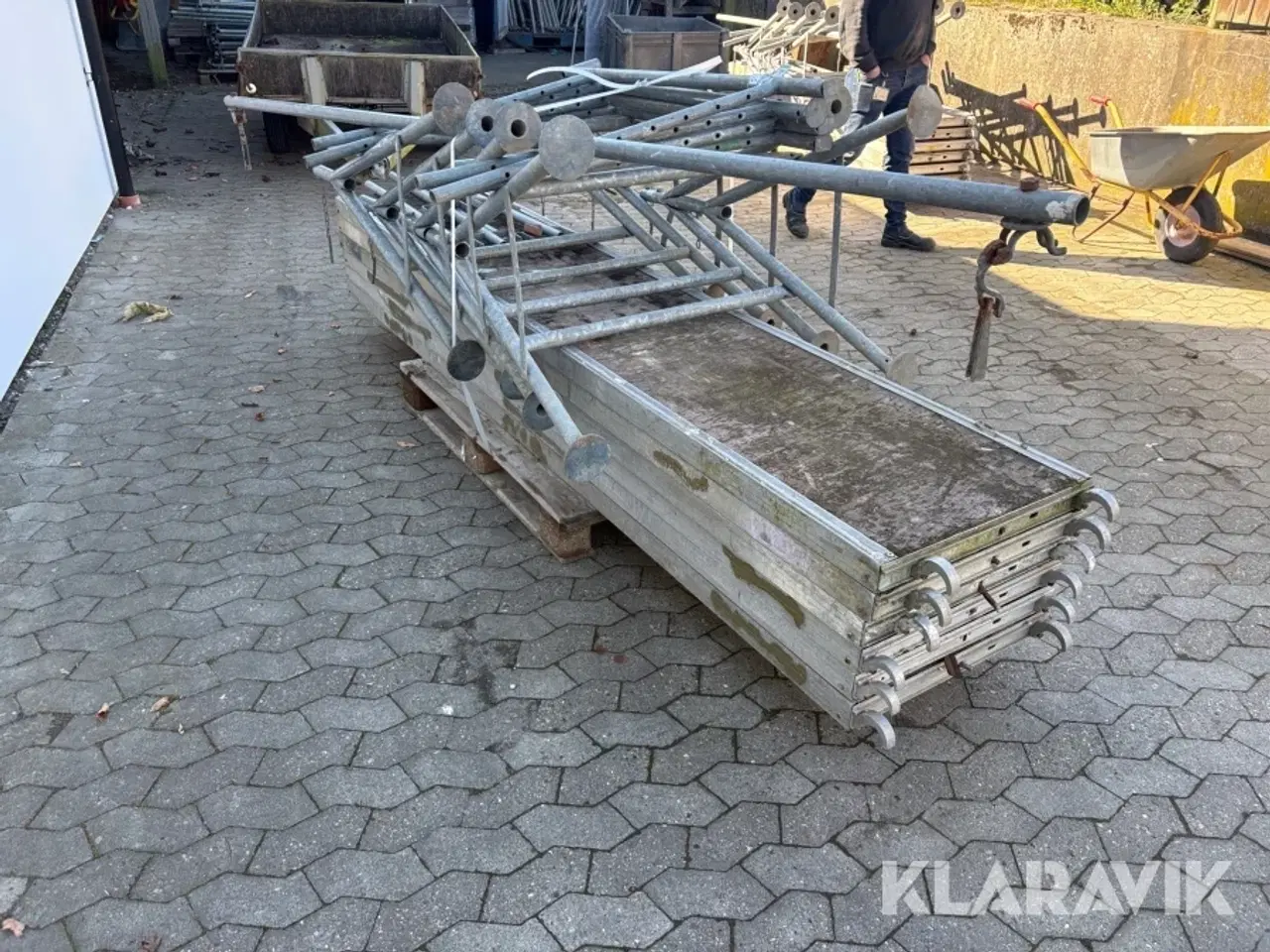 Billede 4 - Stillads Jumbo Stillads - 4 bukke, 6 plader