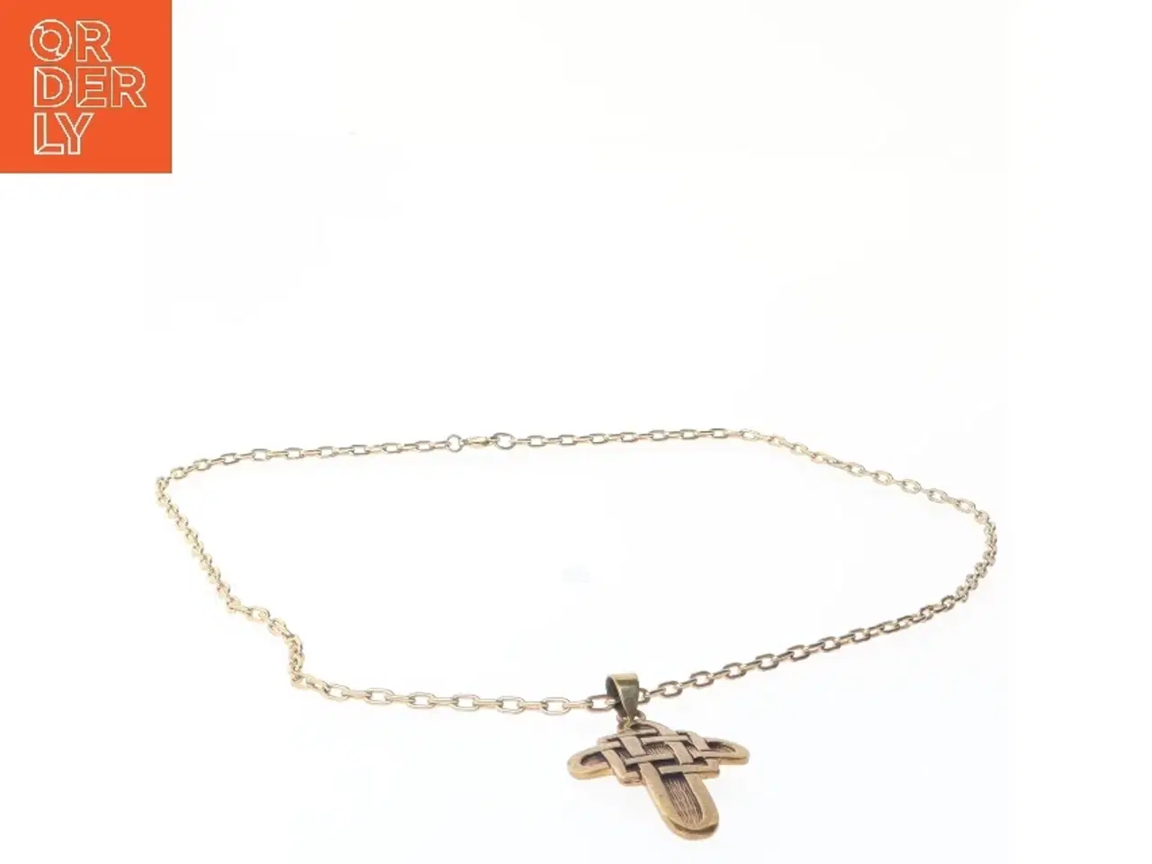 Billede 2 - Kors vedhæng med kæde (str. 47 cm)