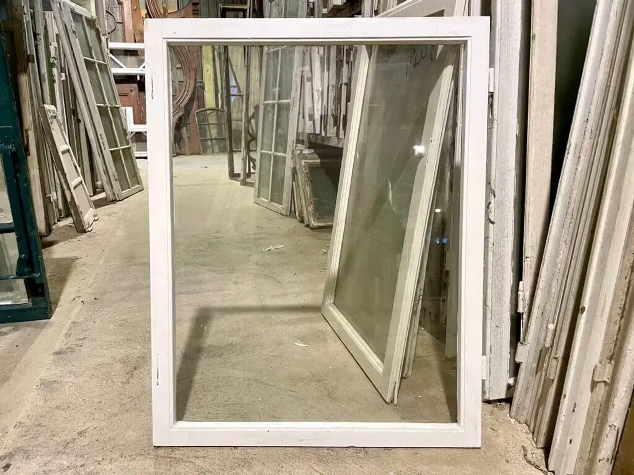 Billede 1 - Almindelig forsatsramme m. kittet rude